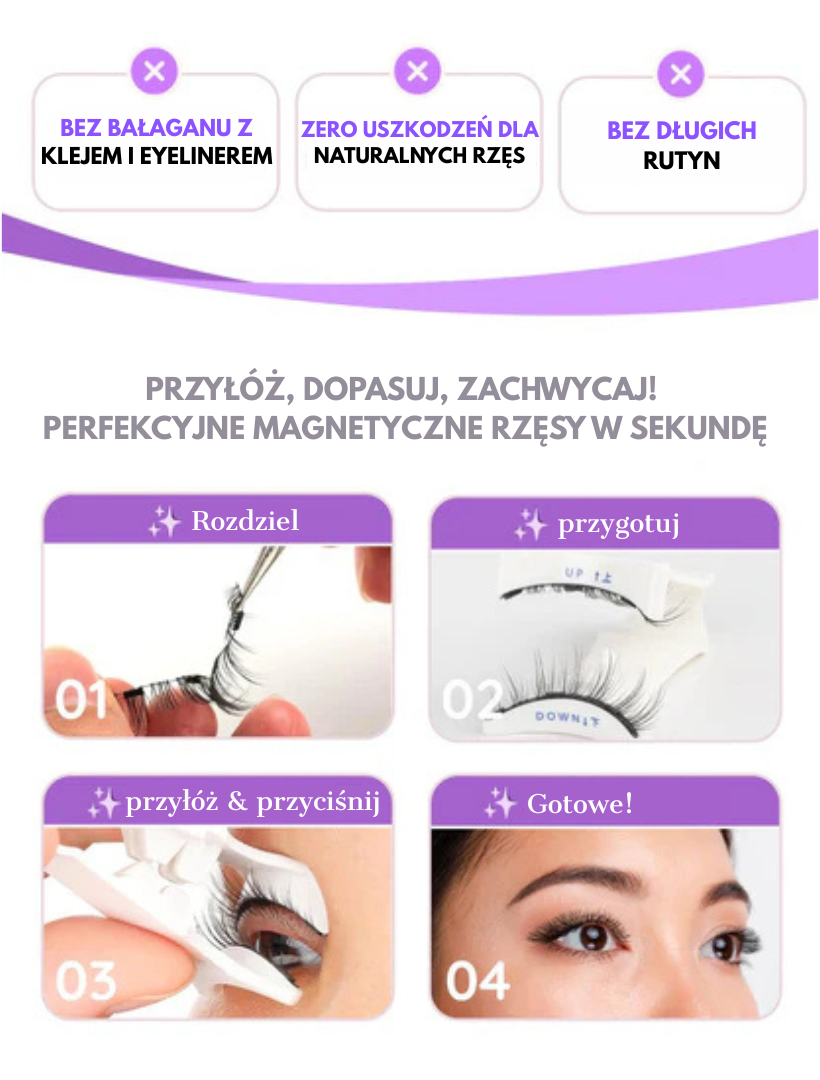 Magnetyczne rzęsy Lashey™